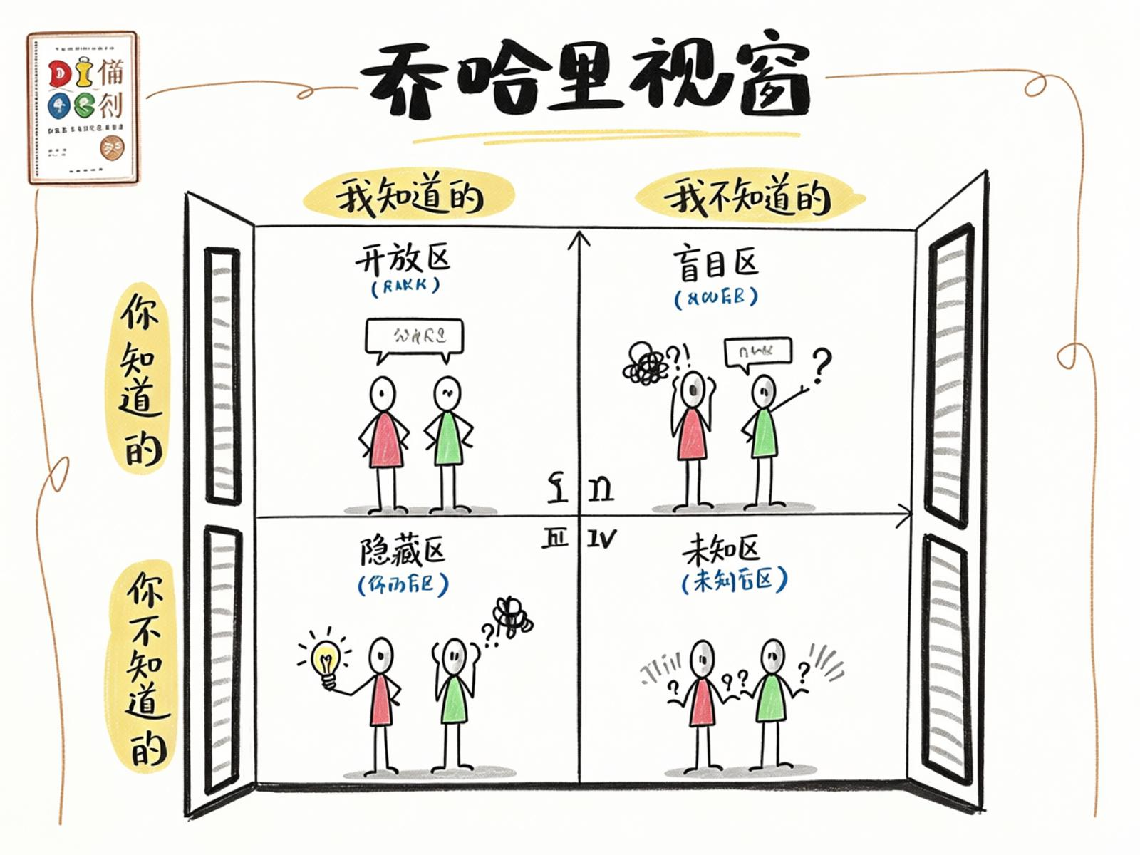 乔哈里视窗改造的提示词四象限